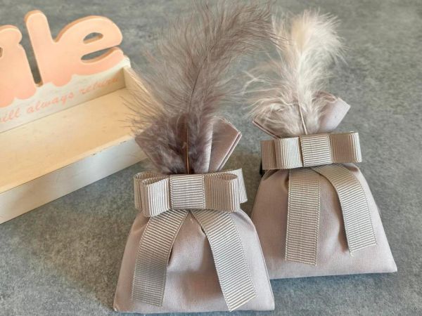 Çeyiz Diyarı Beliz 2 Li Lavanta Kesesi Gri