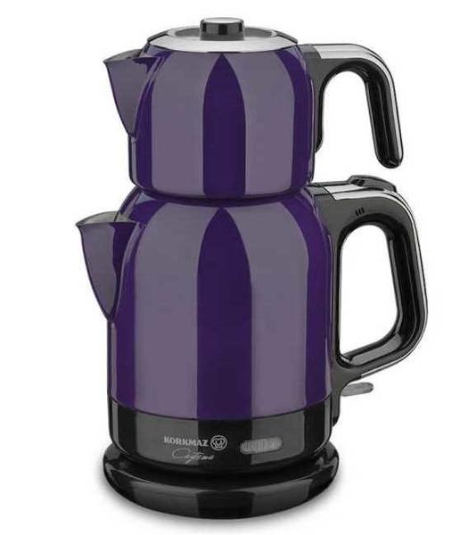 Korkmaz Çaytema Lavanta/Krom Elektrikli Çaydanlık| A331-01