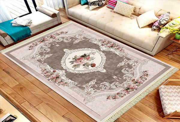 Roland 5'li Yıkanabilir Halı Seti | Bej | roland-1055-beige