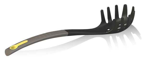 Bayev | Punto Siyah Spagetti Çatalı