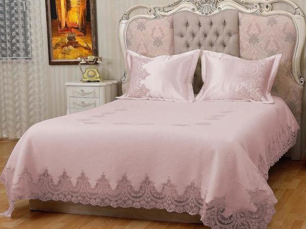 Guipure française Mihrimah Pique Set Poudre