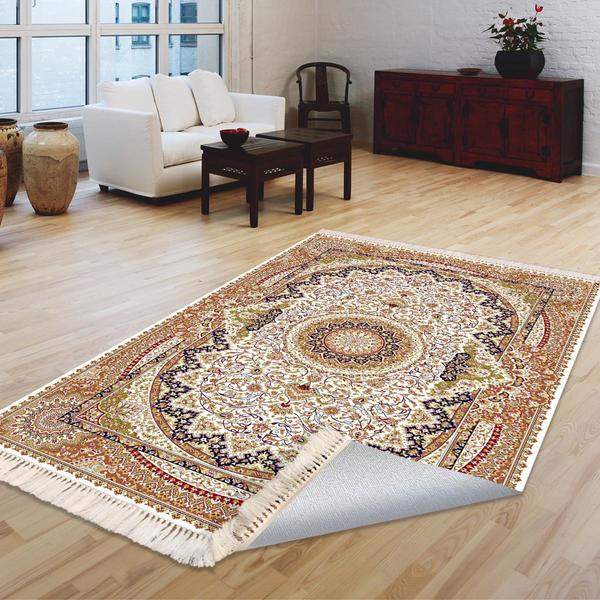 Milano Yıkanabilir Dekoratif Halı Kaymaz Taban | 8mm | MLN-DOT-HT079