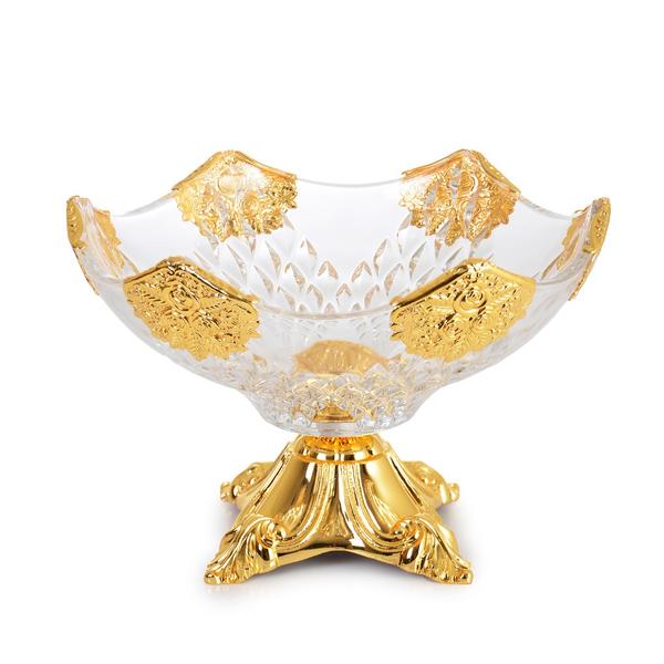 İpek | Cam Ayaklı Altın Meyvelik | 102J6964