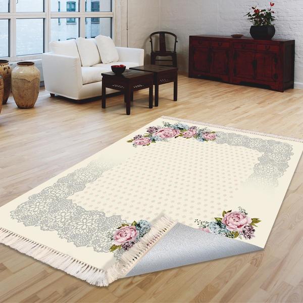 Milano Yıkanabilir Dekoratif Halı Kaymaz Taban | 8mm | MLN-DOT-HT614