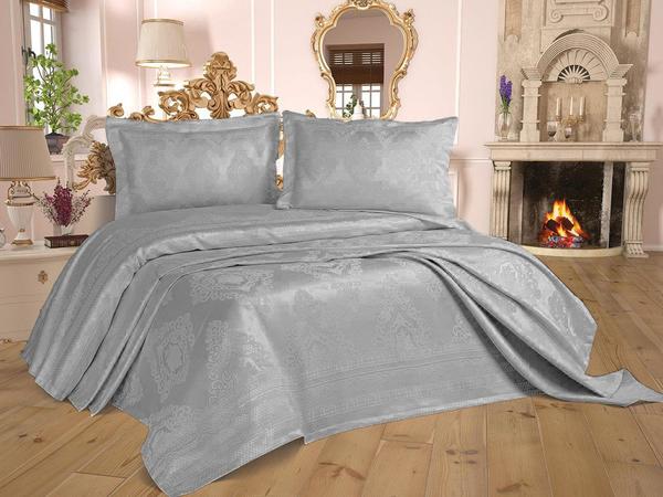 Violetta Çift Kişilik Yatak Örtüsü Takımı Gri