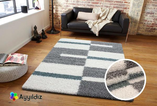Ayyildiz Gala Shaggy Halı 100% PP Shaggy 30mm 2100gr | Turkuaz | 2505Turkis