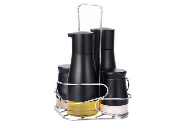 Schäfer Siyah 4'lü Yağlık Sirkelik Seti 5 Parça