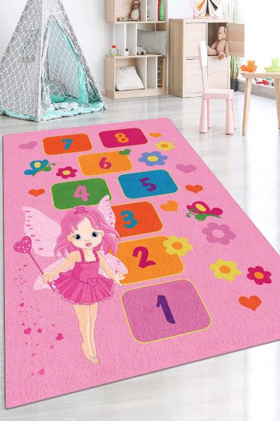 Birkilim Yıkanabilir Dekoratif Halı İpeksi Kaymaz Taban | MLN-IP-HP-652