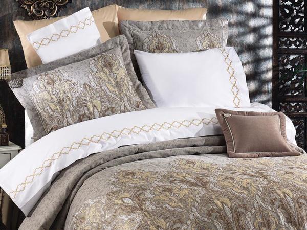 غطاء لحاف مزدوج من كيمر ، بيج