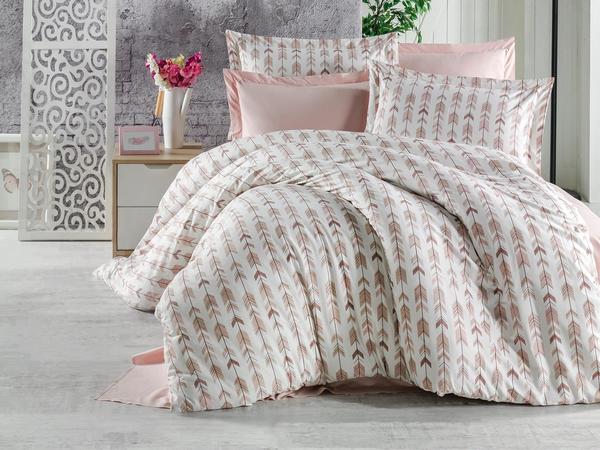 Alena Double Bettbezug Set Melani Brown