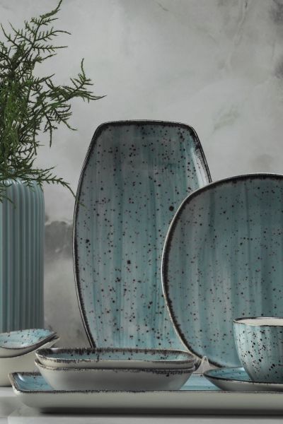 Kütahya Porselen Corendon 30 Parça Kahvaltı Takımı Mavi