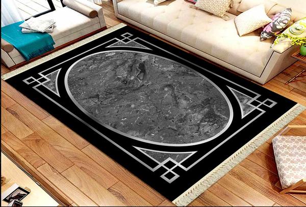 Waschbare Teppiche von Roland im 5er Set | Grau | roland-3305-grey