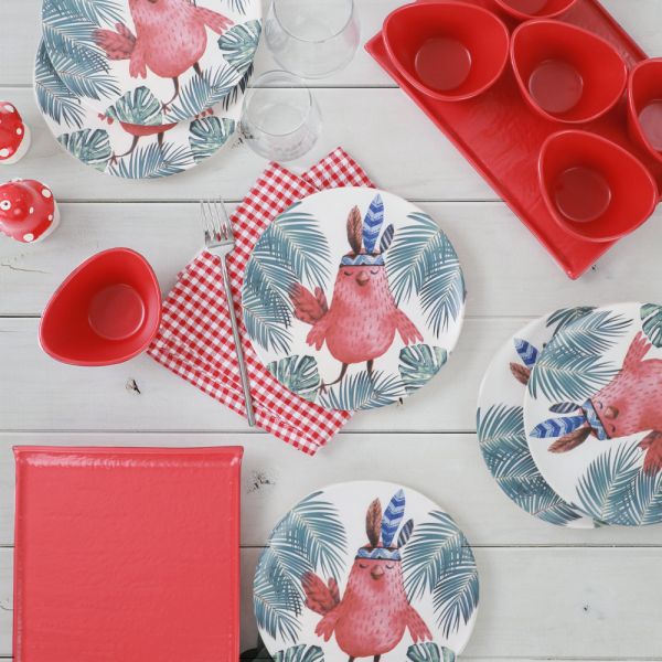 Owl Kahvaltı Takımı 14 Parça 6 Kişilik | Keramika