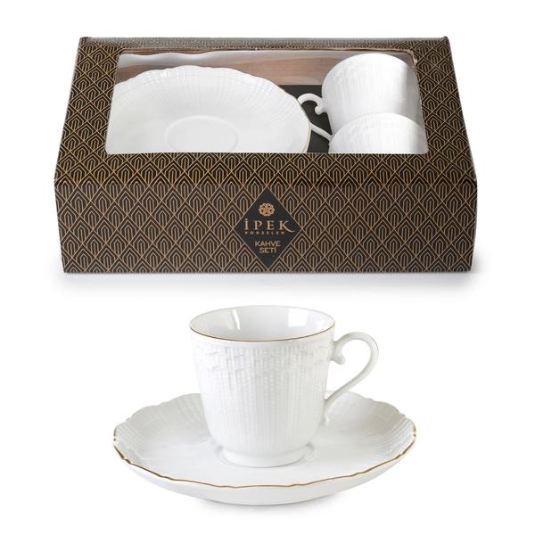İpek | Corail Beyaz Kahve Seti 2'li | CR-100
