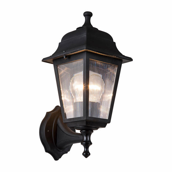 Optical Square Sconce Black