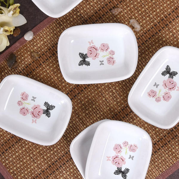 سناك / بوت غول ترند مستطيل 11 سم 6 قطع | كيراميكا