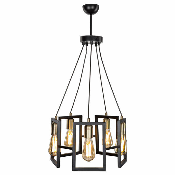 Kayra 5Li Kronleuchter Rechteckig