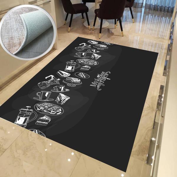 Milano Yıkanabilir Dekoratif Halı Kaymaz Taban | 8mm | MLN-DOT-HT689