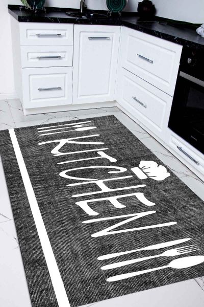 Birkilim Yıkanabilir İpeksi Kaymaz Taban Mutfak Halısı | MLN-IP-SD-298