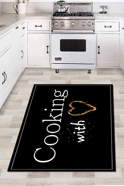 Birkilim Yıkanabilir İpeksi Kaymaz Taban Mutfak Halısı | MLN-IP-HT-791