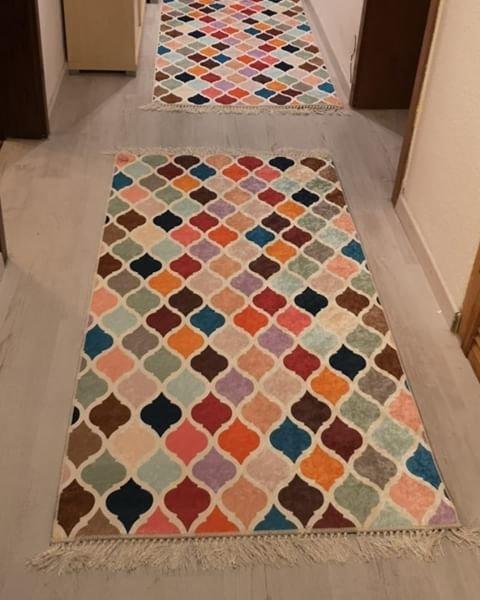 Dinarsu Yıkanabilen Halı | Sunshine | Renkli | 1082-Multi