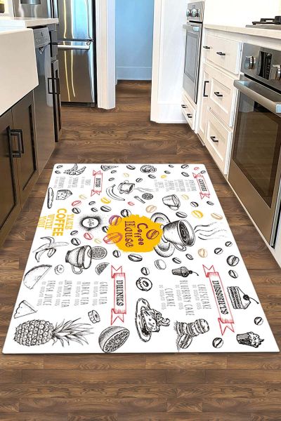 Birkilim Yıkanabilir Dekoratif Halı İpeksi Kaymaz Taban | MLN-IP-HM-576