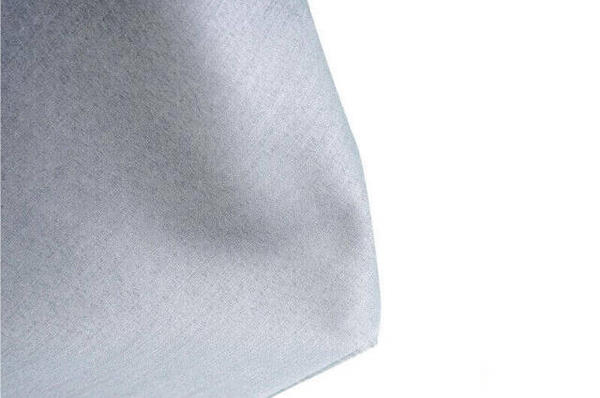 Tissu en coton uni de couleur grise - Cadeau Mevlid