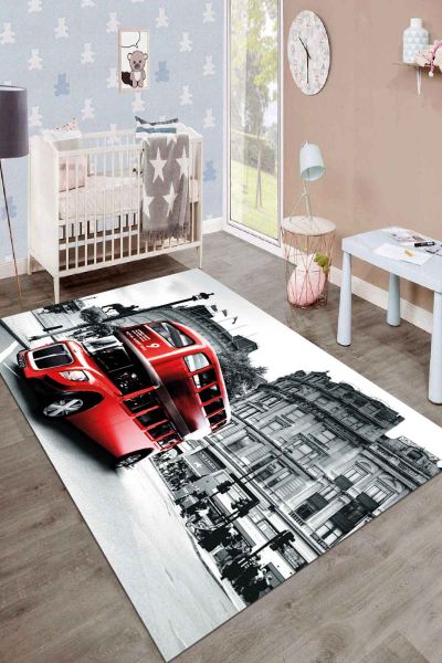 Birkilim Yıkanabilir İpeksi Kaymaz Taban Çocuk Odası Halısı | MLN-IP-SD-200