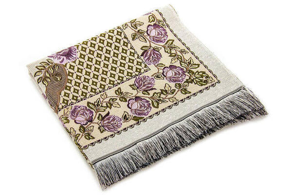 Helle Farbe Gülce Taft Gebetsteppich - 6