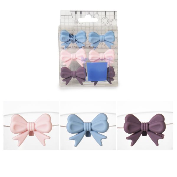 İpek Züccaciye | Kurdele Asorti Silikon Bardak Ayracı | SK-1329