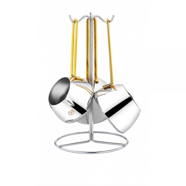 la vie d'Oz | Hüma Ensemble de cafetières or uni 4 pièces