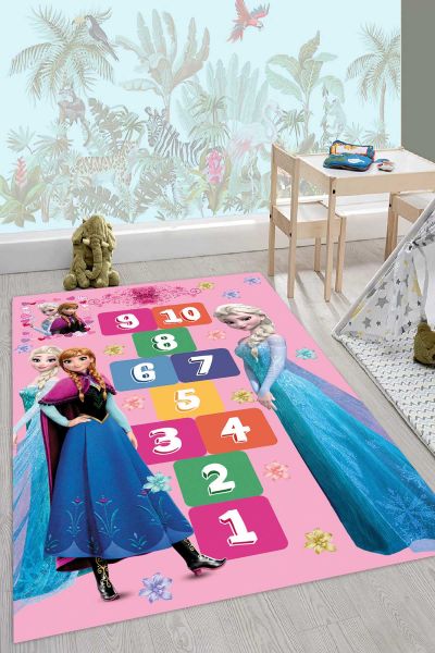 Birkilim Yıkanabilir İpeksi Kaymaz Taban Çocuk Odası Halısı | MLN-IP-HY-1380