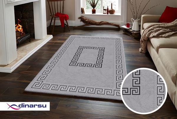 Dinarsu New Florida Lurex Halı Gri 24869-96-Grey
