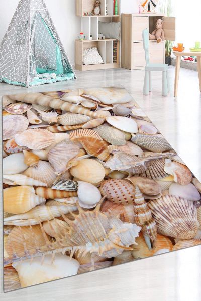 Birkilim Yıkanabilir Dekoratif Halı İpeksi Kaymaz Taban | MLN-IP-HP-660