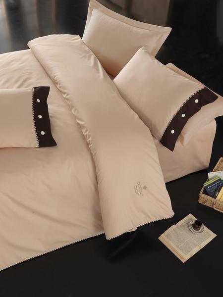 Cotton Box Nakışlı Ranforce Nevresim Takımı Bej Çift Kişilik | Cotton Box