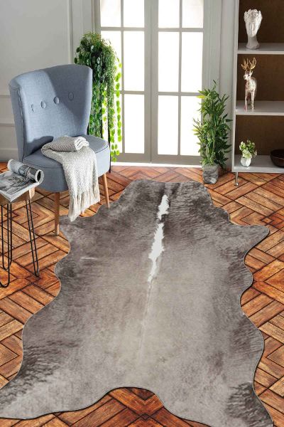 Birkilim Lazer Kesim Yıkanabilir İpeksi Kaymaz Taban Dekoratif Halı | MLN-IP-SD-062