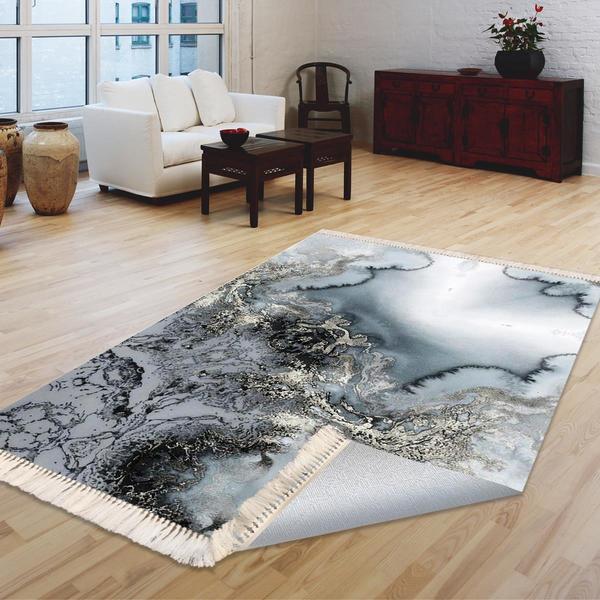 Milano Yıkanabilir Dekoratif Halı Kaymaz Taban | 8mm | MLN-DOT-HT310