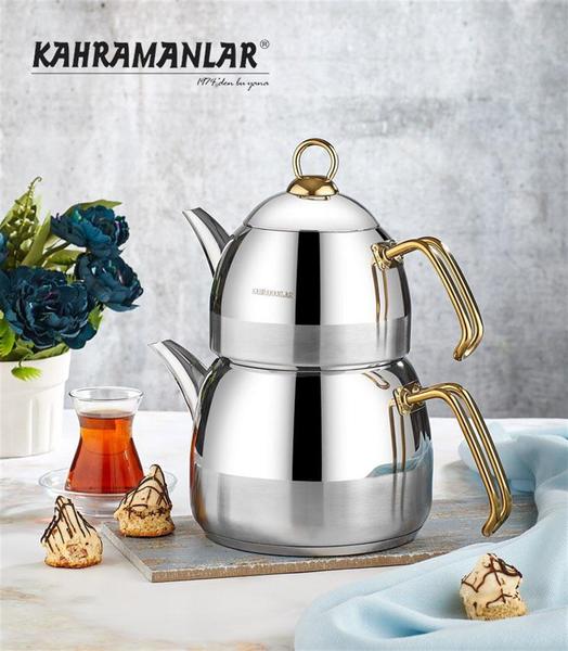 Medium Venus Gold Line Teapot