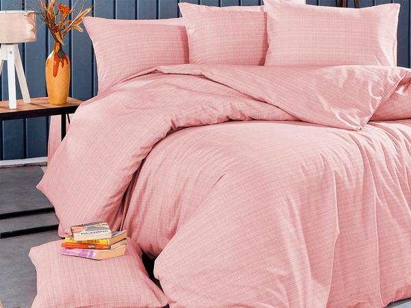 Ensemble de housse de couette double Çeyizdiyarı Faint Line Poudre