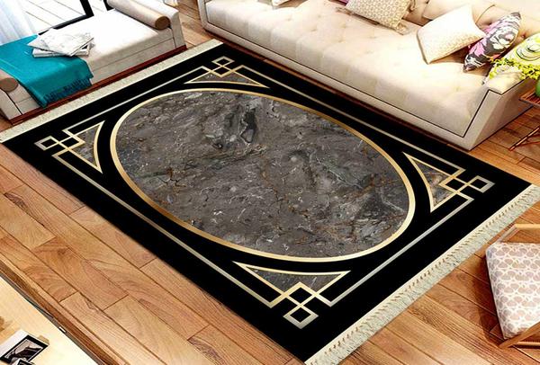 Roland 5'li Yıkanabilir Halı Seti | Altın Rengi | roland-3305-gold