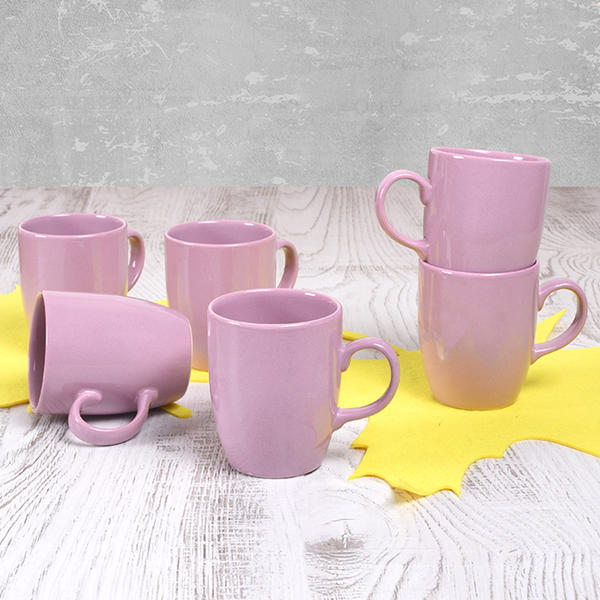 Violet Bulut Kupa 9 Cm 6 Adet | Keramika