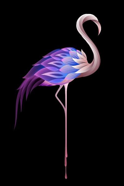 Soley Flamingo Djt. 40x60 Badematte 1013 01