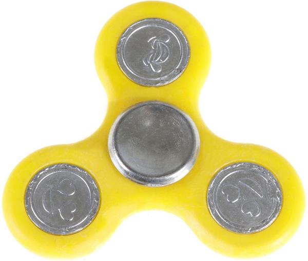 Love Sarı Metal Ağırlıklı Stres Çarkı 75 mm 