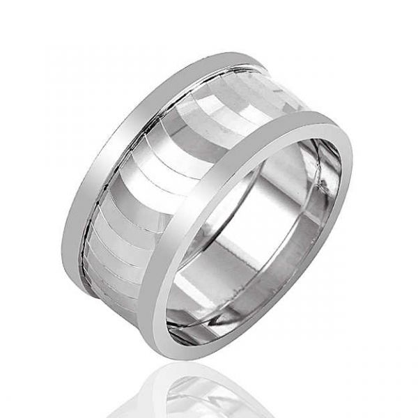 Gümüş Rodyum Kaplama Alyans