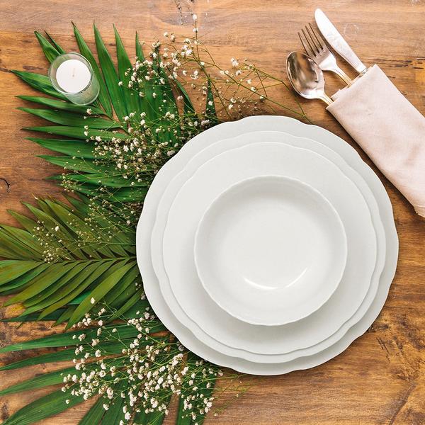 Kütahya Porselen Bone Olympos Yemek Seti | 48 Parça | 12 Kişilik | Yuvarlak | BNOLY24Y200