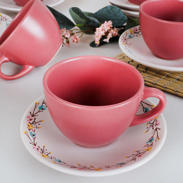 Tomurcuk Tee Set 12 Stück für 6 Personen | Keramika