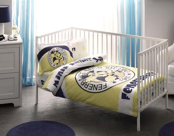 Tac Baby Bettwäschen Set FB Minik Kanarya 4 Teilig Taraftar