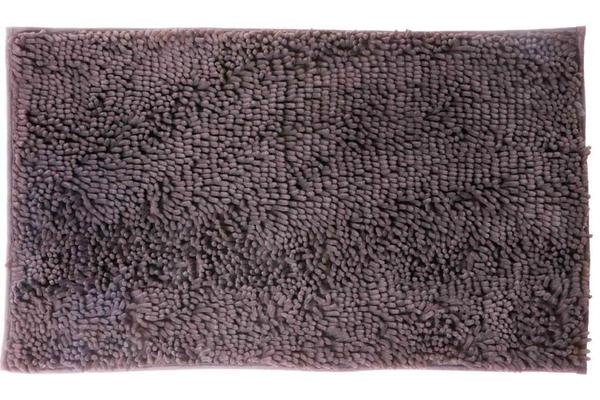 Bad Teppich Badmatte Badematten 80x50cm Vorleger Flauschig Shaggy Garnitur Schwarz