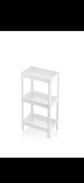 Bayev 3 Kat Organize Toparlayıcı Raf Ünitesi Beyaz