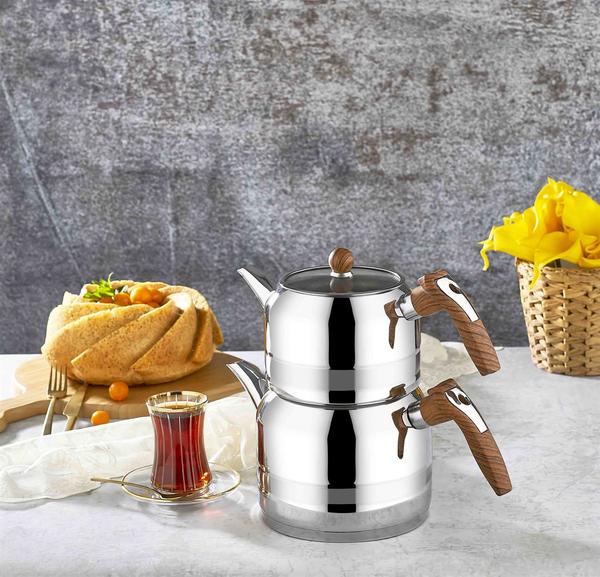 إبريق شاي خشبي ميدي رين